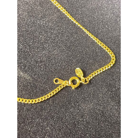 Vintage 1979 Givenchy Gold Plated GG Logo Necklace 15.5 in Women Jewelry COA - Picture 4 of 7